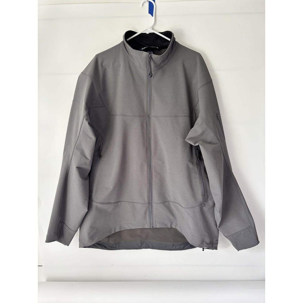 Arc'teryx Jacket Mens 2XL XXL Gray Softshell Full Zip Active Hiking Gorpcore